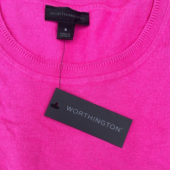 NEW Worthington pink sweater - Picture 2 of 2